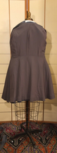 Load image into Gallery viewer, Vintage Coat Gray 60s Lilli Ann Wool with Soft Fur Trim, Classic Princess Style Fit Flare Career or Evening Out