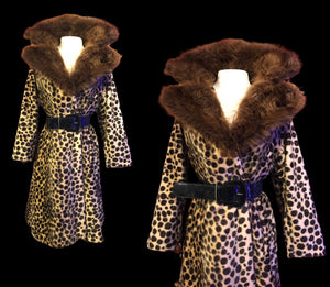 60’s Leopard Print “Cheetah” Coat