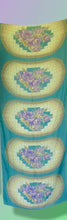 Load image into Gallery viewer, 70’s 80’s I Magnin Chiffon Dress Scarf Set Teal/Purple/Yellow