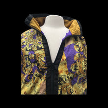 Load image into Gallery viewer, Purple Gold Nylon Jacket Windbreaker