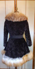 Load image into Gallery viewer, Women's Vintage Coat- 60s Red Fox Fur Fit and Flare Princess Pinup Full Skirted Price: