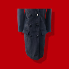 Load image into Gallery viewer, Black Lilli Ann Wool Double Breasted Basic Black Belt Coat